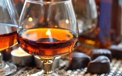 Treatment of parasites in body with cognac