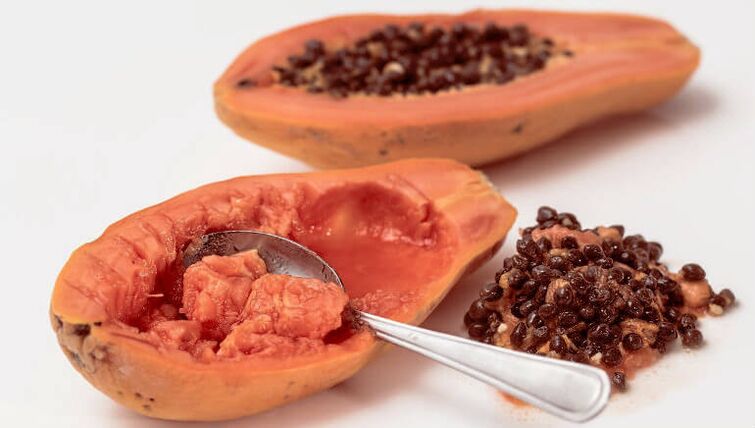 Papaya from the parasite