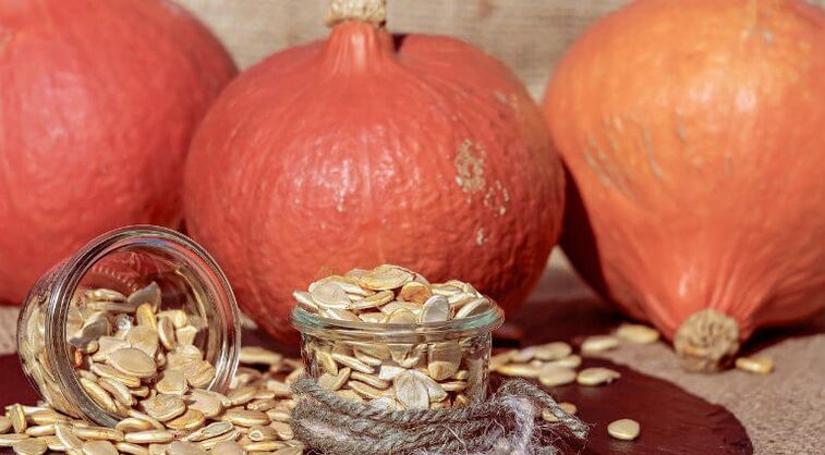 Pumpkin seeds from the parasite